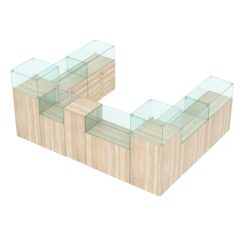 Торговый островок для бижутерии РИВОЛИ №7, Дуб Сонома