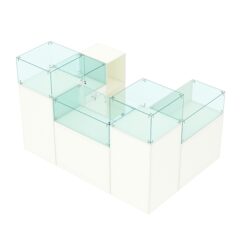 Торговый островок для бижутерии РИВОЛИ №8, Белый