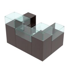 Торговый островок для бижутерии РИВОЛИ №8, Дуб Венге