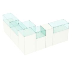 Торговый островок для бижутерии РИВОЛИ №9, Белый