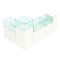 Торговый островок для бижутерии РИВОЛИ №10, Белый