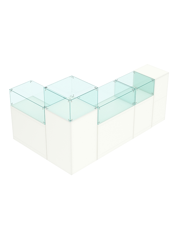 Торговый островок для бижутерии РИВОЛИ №10, Белый