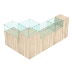 Торговый островок для бижутерии РИВОЛИ №10, Дуб Сонома