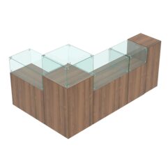 Торговый островок для бижутерии РИВОЛИ №10, Орех