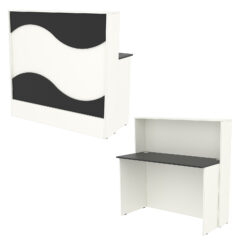 Ресепшн Нежность Волны №1А простой, Белый и Черный