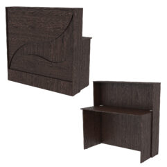 Ресепшн Нежность Волны №1Б простой, Дуб Венге