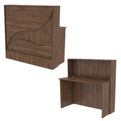 Ресепшн Нежность Волны №1Б простой, Орех