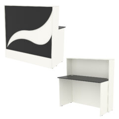 Ресепшн Нежность Волны №1Б простой, Белый и Черный