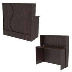 Ресепшн Нежность Волны №1В простой, Дуб Венге