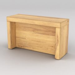 Подставка для товара №2-1 с задней стенкой, Дуб Золотистый