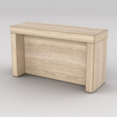 Подставка для товара №2-1 с задней стенкой, Дуб Сонома