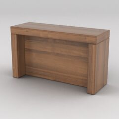 Подставка для товара №2-1 с задней стенкой, Орех