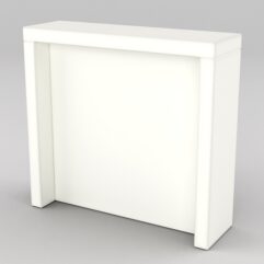 Подставка для товара №2-2 с задней стенкой, Белый