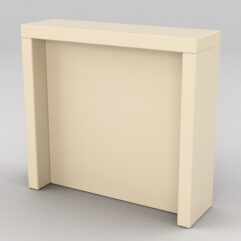 Подставка для товара №2-2 с задней стенкой, Крем Вайс