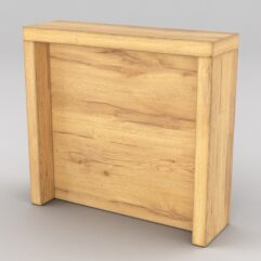 Подставка для товара №2-2 с задней стенкой, Дуб Золотистый