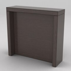 Подставка для товара №2-2 с задней стенкой, Дуб Венге