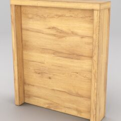 Подставка для товара №3-3 с задней стенкой, Дуб Золотистый