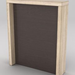 Подставка для товара №3-3 с задней стенкой, Дуб Сонома + Дуб Венге