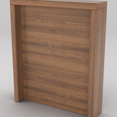 Подставка для товара №3-3 с задней стенкой, Орех