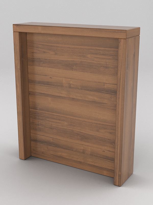 Подставка для товара №3-3 с задней стенкой, Орех