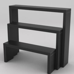 Комплект подставок для товара №3, Черный