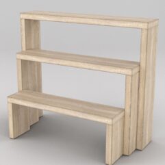 Комплект подставок для товара №3, Дуб Сонома