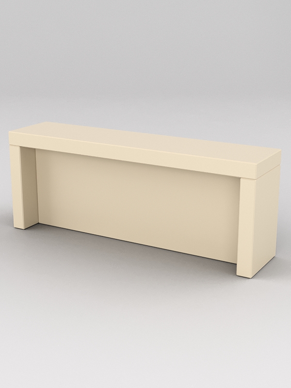 Подставка для товара №4-1 с задней стенкой, Крем Вайс