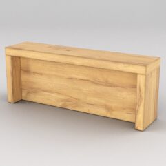 Подставка для товара №4-1 с задней стенкой, Дуб Золотистый