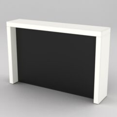 Подставка для товара №4-2 с задней стенкой, Белый и Черный