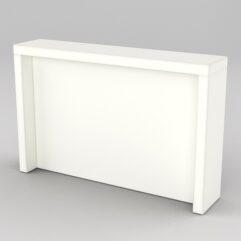 Подставка для товара №4-2 с задней стенкой, Белый