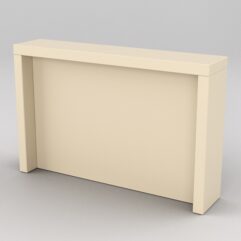 Подставка для товара №4-2 с задней стенкой, Крем Вайс