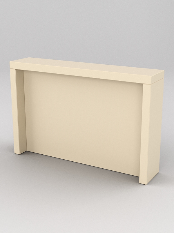 Подставка для товара №4-2 с задней стенкой, Крем Вайс