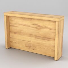 Подставка для товара №4-2 с задней стенкой, Дуб Золотистый