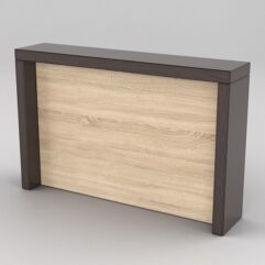 Подставка для товара №4-2 с задней стенкой, Дуб Венге и Дуб Сонома