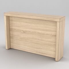 Подставка для товара №4-2 с задней стенкой, Дуб Сонома