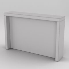 Подставка для товара №4-2 с задней стенкой, Серый