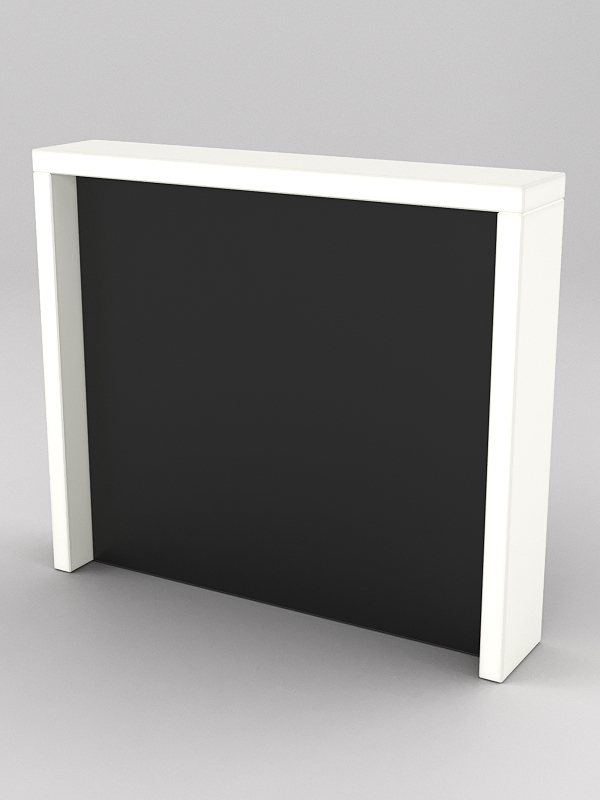 Подставка для товара №4-3 с задней стенкой, Белый и Черный