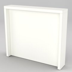 Подставка для товара №4-3 с задней стенкой, Белый