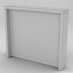 Подставка для товара №4-3 с задней стенкой, Серый