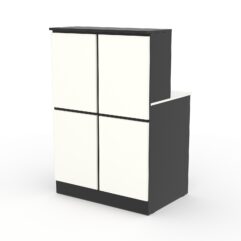 Ресепшн АРТ ДЕКОР №1Г, Черный и Белый