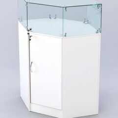 Прилавок для кожгалантереи ВАЛЕНТИНО №3 шестигранный, Белый