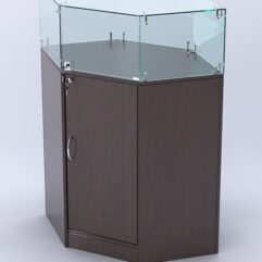 Прилавок для кожгалантереи ВАЛЕНТИНО №3 шестигранный, Дуб Венге