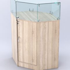 Прилавок для кожгалантереи ВАЛЕНТИНО №3 шестигранный, Дуб Сонома