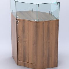 Прилавок для кожгалантереи ВАЛЕНТИНО №3 шестигранный, Орех