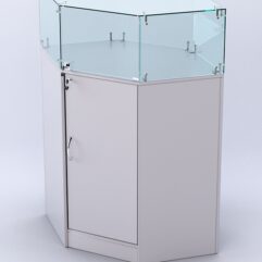 Прилавок для кожгалантереи ВАЛЕНТИНО №3 шестигранный, Серый