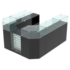 Торговый островок для кожгалантереи ВАЛЕНТИНО №5, Черный