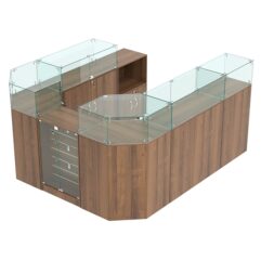 Торговый островок для кожгалантереи ВАЛЕНТИНО №5, Орех