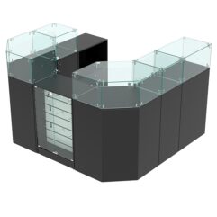 Торговый островок для кожгалантереи ВАЛЕНТИНО №6, Черный