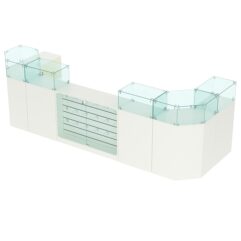 Торговый островок для кожгалантереи ВАЛЕНТИНО №7, Белый