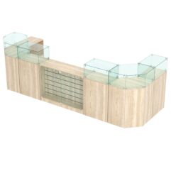 Торговый островок для кожгалантереи ВАЛЕНТИНО №7, Дуб Сонома